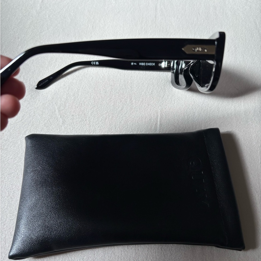 Quay Australia Black Rectangular Sunglasses - image 2